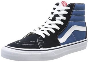 Vans Sk8-Hi, Sneakers Alti Unisex - Adulto, Blu (Navy), 41 EU