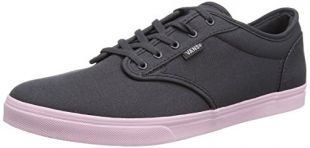 Vans WM Atwood Low, Scarpe da Ginnastica Basse Donna, Grigio (Pop Sole Asphalt/Pink Lady), 36 EU