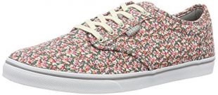 Vans WM Atwood Low, Zapatillas para Mujer, Gris (Pop Sole Asphalt/Pink Lady), 36 EU