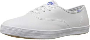 Keds Women's Champion Original Canvas Lace-Up Sneaker, White, 6.5 M US