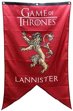 Game Of Thrones Lannister Family Banner