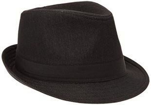 Celio Herren Sihborsa Fedora, Schwarz, Medium (Herstellergröße: T1)