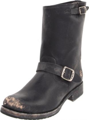 Frye Women's Veronica Shortie Boot, Black, Size: 4.5 UK ( 37 EU)