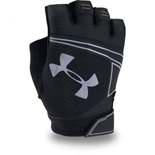 Under Armour Men's CoolSwitch Flux Training Gloves, Black (001)/Steel, Medium
