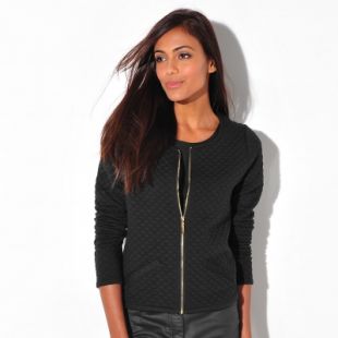 Veste matelassée zippée   Blancheporte