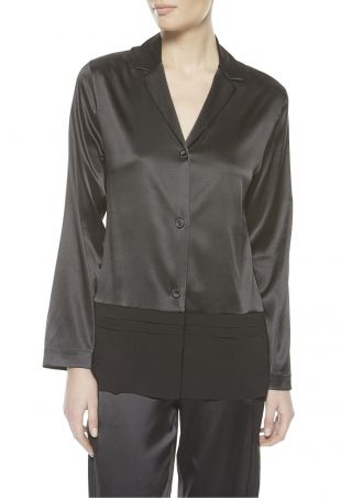 SILK ESSENCE PAJAMA TOP