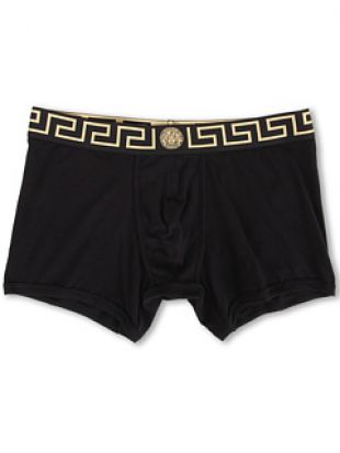 Versace Iconic Long Boxer Brief with Black Band