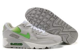 AIR Max 90 Hommes Grise Vert Blanche
