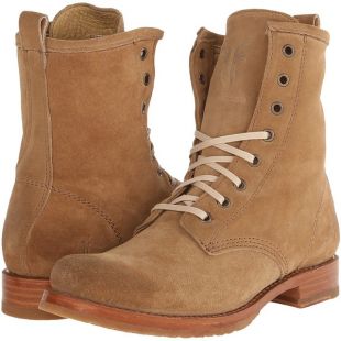 Frye Veronica Combat (Camel Oiled Suede) Women's