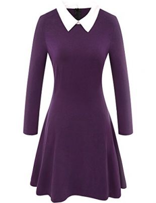 Purple Collar dress