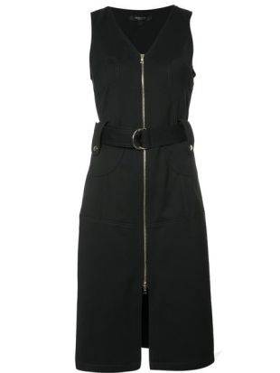 robe zippée noire