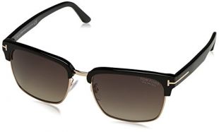 Tom Ford TF367 01D Black River Retro Sunglasses Polarised Lens Category 3 Size