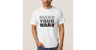 t-shirt Make your mark