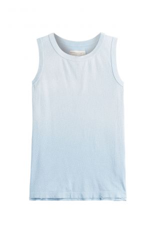 Current/Elliott Women's Perforated Knit Tank - Blue