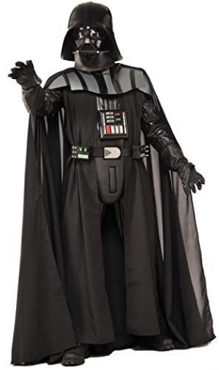 Rubie's- Star Wars Classic Costume Darth Vader per Adulti, Nero (Schwarz), Unica, IT909877-STD