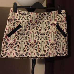 Petite Woodstock Jacquard Pelmet Skirt