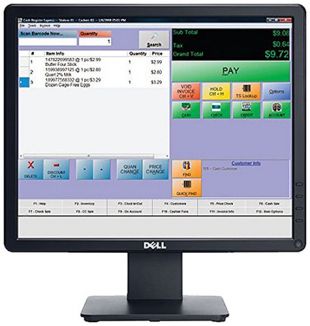 DELL E Series E1715S 17-inch TN+Film Black Computer Monitor