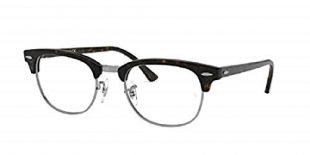 Ray-Ban RX5154 Clubmaster Eyeglasses Dark Havana 49mm