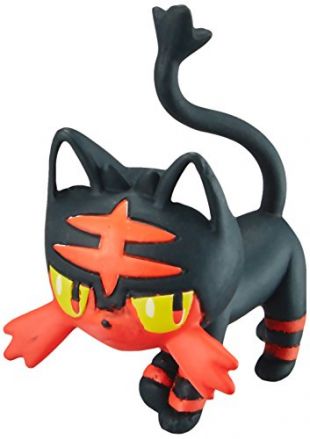TAKARA TOMY Takaratomy Pokemon Sun & Moon Ex emc-04 Mini Action Figure, Litten