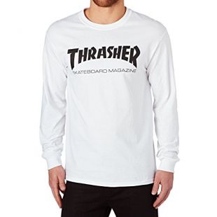 Sudadera con capucha Thrasher en color blanco Blanco blanco Medium