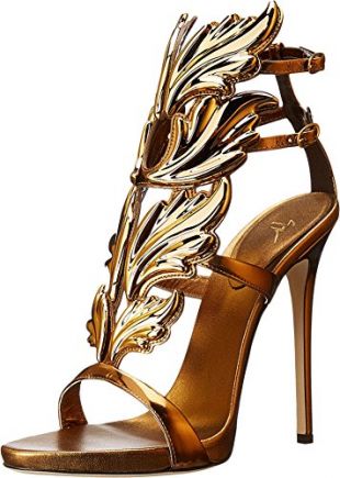 Giuseppe Zanotti - Giuseppe Zanotti Women's Patent Winged Sandal Bronze ...
