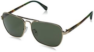 Toms - TOMS Unisex Navigator Gold Sunglasses