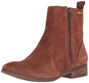 Roxy Women's Eloise Suede Fashion Boot, Light Brown