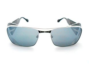 Matsuda M3030 Black Polarized Sunglasses with Mirror Lenses