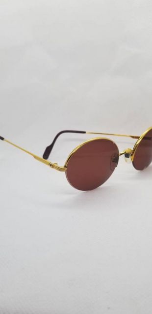 Vintage Cartier Mayfair Gold Plated Sunglasses