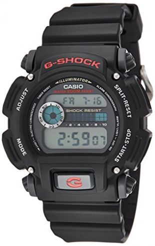 Casio Reloj Digital para Hombre de Cuarzo con Correa en Resina DW-9052-1VCF
