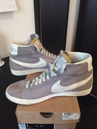 NIKE BLAZER MID VINTAGE SUEDE GREY