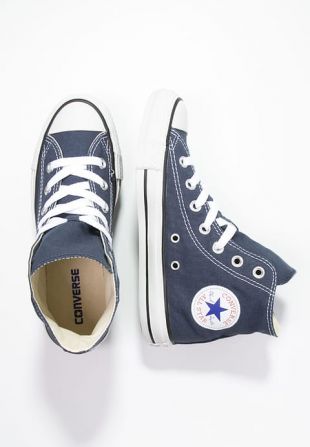 converse bleues montantes