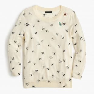 Tippi sweater in embellished bee print