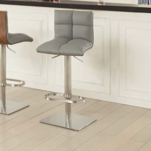 AC pacific - Adjustable Height Swivel Bar Stool