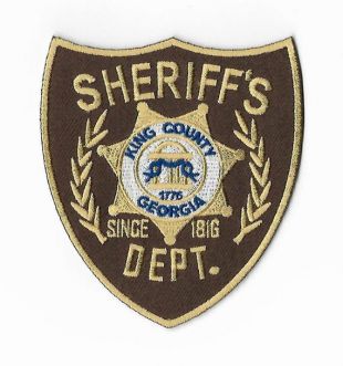 The Walking Dead Sheriffs Dept Patch (4 Inch) Embroidered Iron / Sew on Badge King County Georgia Applique Souvenir DIY Costume Zombies
