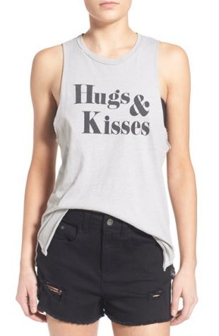 Project Social - 'Hugs & Kisses' Graphic Tank PROJECT SOCIAL