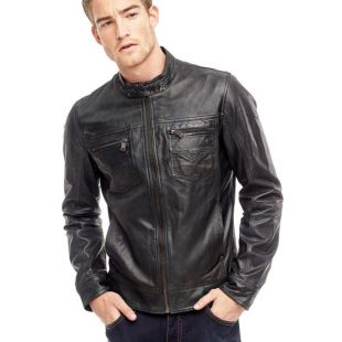 BLOUSON EN CUIR