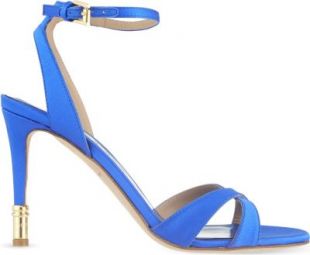 Kurt Geiger - Chelsea satin sandals Kurt Geiger - Escarpins bleu La La Land