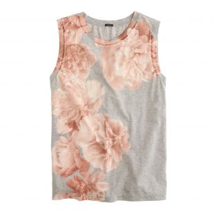 Top à fleurs