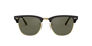Ray-Ban 3016 901 5849 Clubmaster Classic Sunglasses - Black/Green