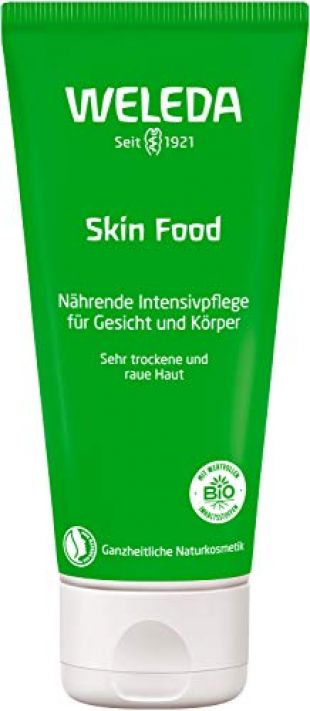 WELEDA Hautcreme Skin Food, reichhaltige Naturkosmetik Körpercreme zur Pflege von rauer, trockener und spröder Haut an Füßen, Händen und Ellenbogen