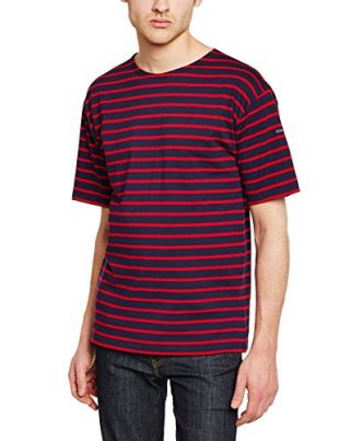 Armor Lux 1527, T-Shirt Uomo, Blu (455 Navire/Braise 455), XX-Small (Talla produttore: 0)