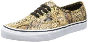 Vans U AUTHENTIC (SNAKE) GOLD - Zapatillas de lona unisex, Amarillo  (or (snake gold)), 38.5