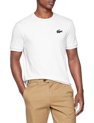 Lacoste Herren T-Shirt Gr. XXXX-Large, Weiß (Blanc 001)