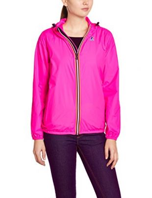 K-Way Women's Le Vrai Claudette Blouse Long Sleeve Raincoat -Green (Torba), Small (Manufacturer size: 8 / 82-86 cm)