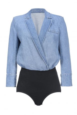 Pinko Veste body en denim
