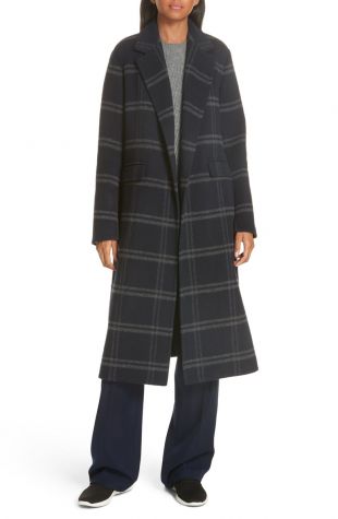 Shadow Plaid Coat