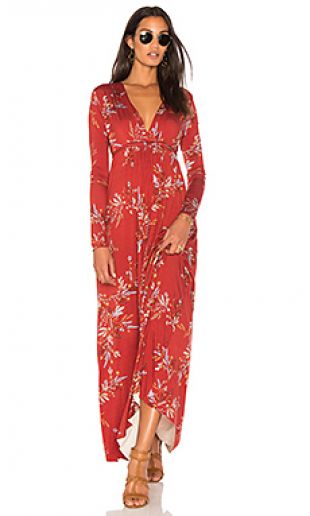 maxi caftan dress long sleeve