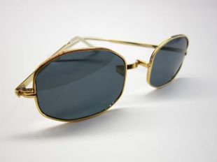 Stock d’INVENDUS fumée Vintage & Gold lunettes de soleil des années 1960 amendements