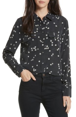 'Starry Night' Silk Shirt